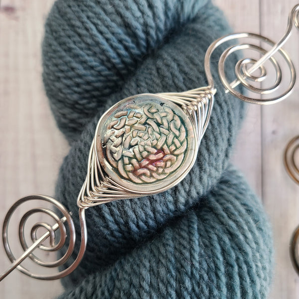 Celtic Knotwork Shawl Pin~large – tuatha.com