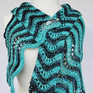 Seiche Waves Knit Vest PDF Pattern Download