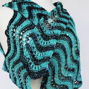 Seiche Waves Knit Vest PDF Pattern Download