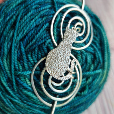 Crafty Flutterby Creations Outlander Inspired Shawl Pin with Scottish Thistle - Charmed Silver Fandoms